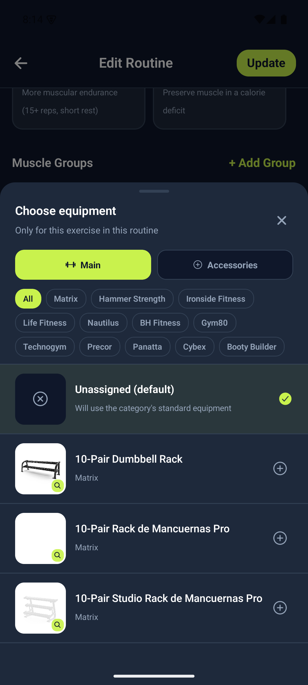 Switched machines? Weilo translates your weight